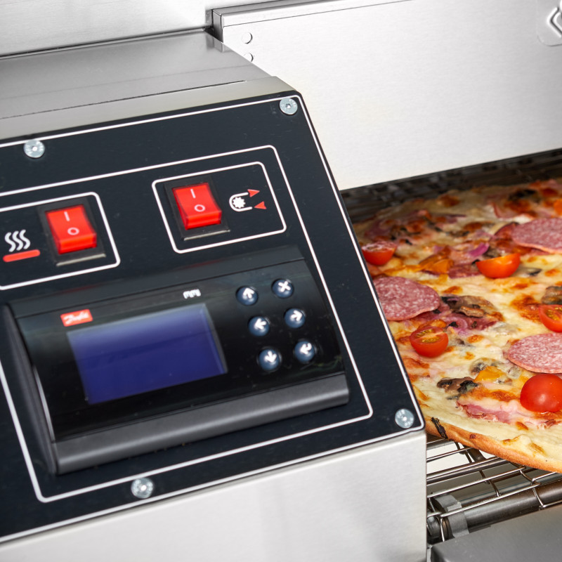 Конвейерная печь для пиццы Abat ПЭК-600 с дверцей дополнительный модуль