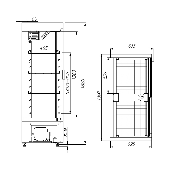 картинка Шкаф холодильный Carboma ШХ-0,8К