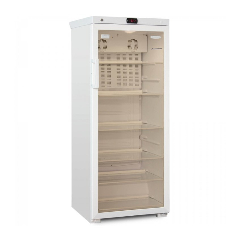 картинка Фармацевтический холодильник Бирюса-280S-G со стеклянной дверью