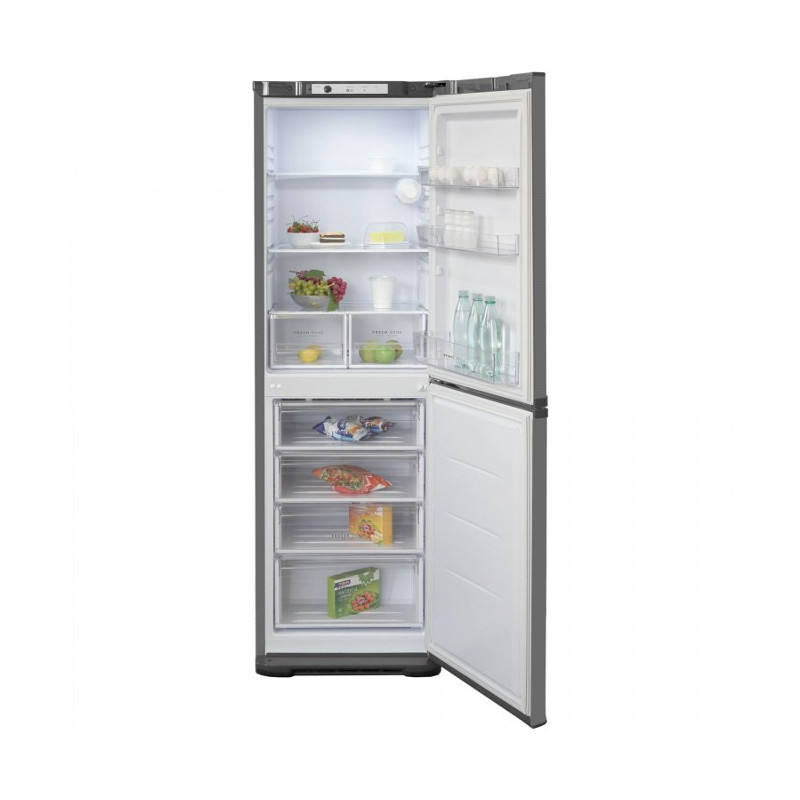 Холодильник-морозильник Бирюса M631 металлик