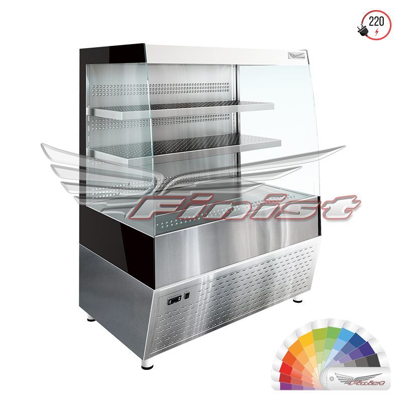 Напольная холодильная витрина-горка FINIST ELEGY E2/1060 крашеная сталь