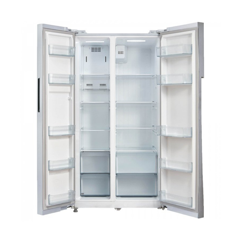 Холодильник Side-by-side Бирюса SBS 587 WG белое стекло