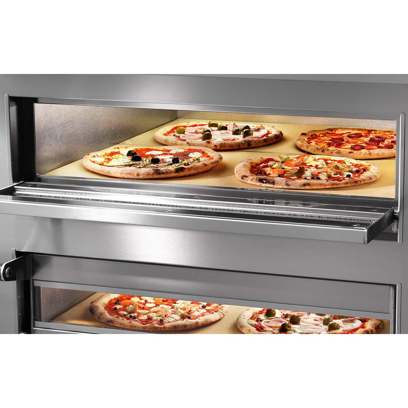 Электрическая печь для пиццы Fornazza PKF4+4-340