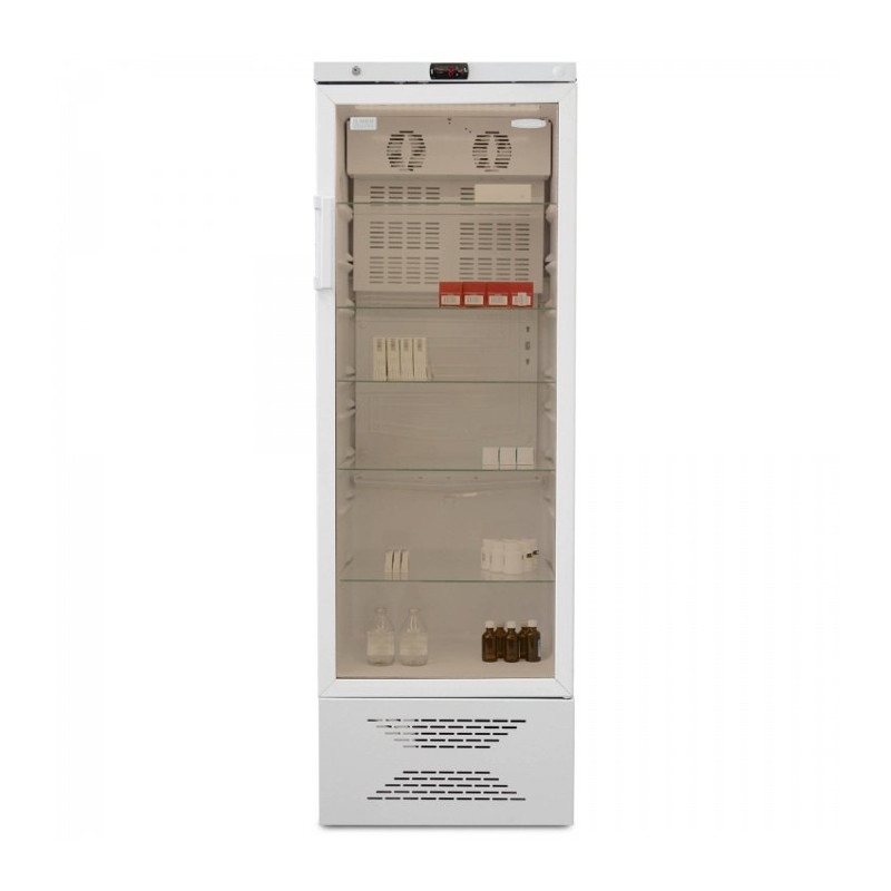картинка Фармацевтический холодильник Бирюса-350S-G со стеклянной дверью