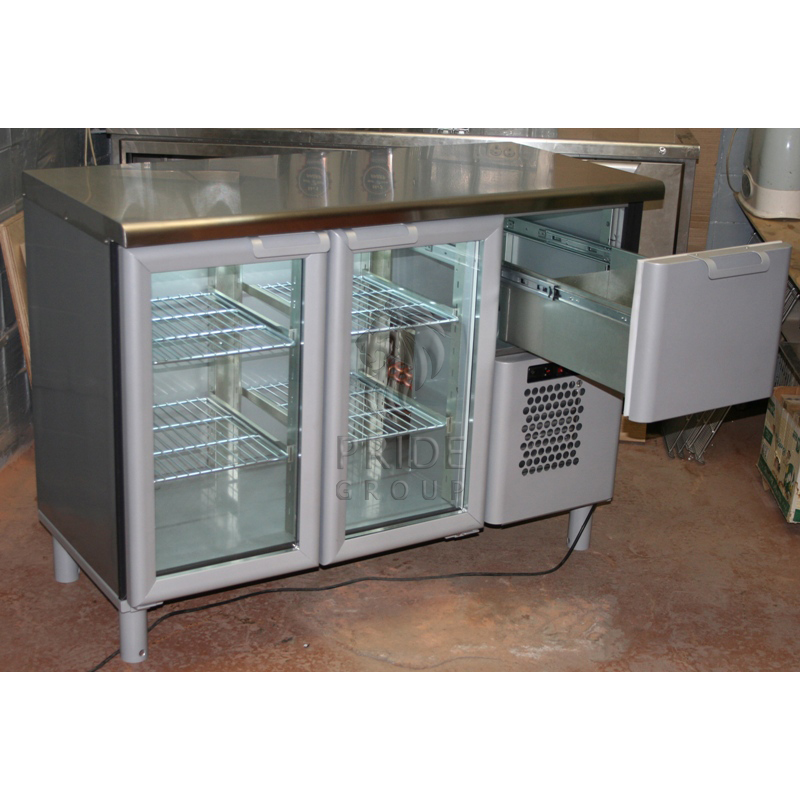 Холодильный барный стол T57 M2-1-G 9006-1(2)9 (BAR-250С Carboma)