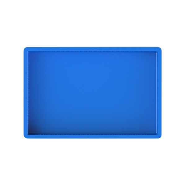 картинка Ящик для полуфабрикатов с перфорированными стенками и сплошным дном Plast 600x400x75