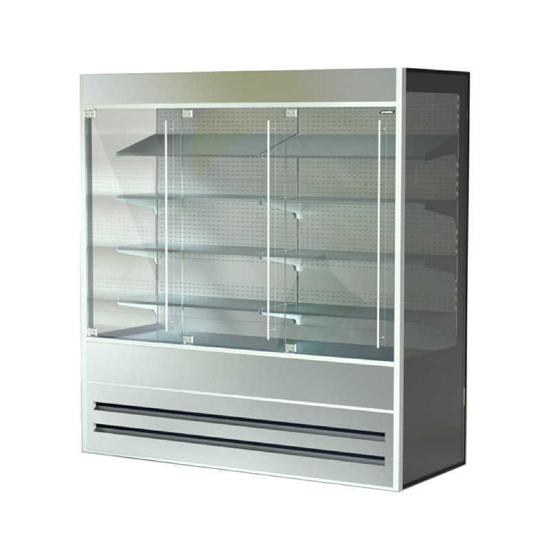 Холодильная витрина Premier ВВУП1-1,50ТУ/ЯЛТА-2,0/ фрукт нержавеющая сталь