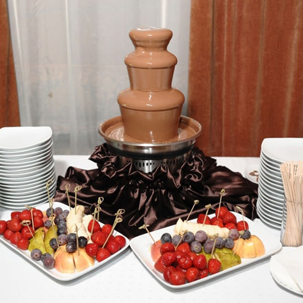 Шоколадный фонтан десерт (58 фото)