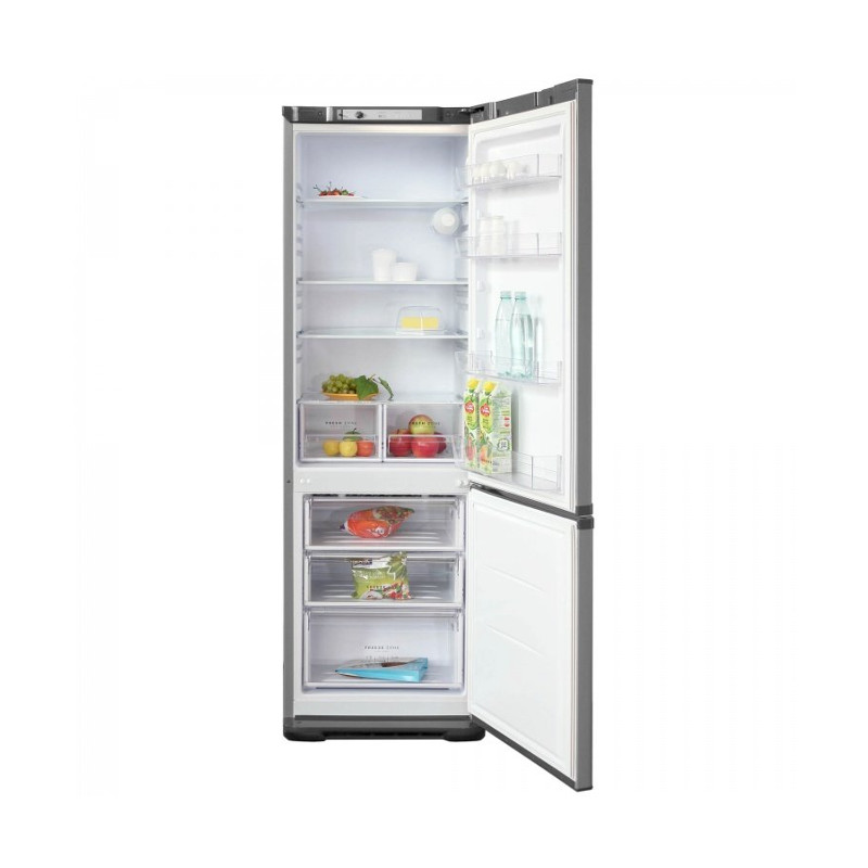 Холодильник-морозильник Бирюса M627 металлик