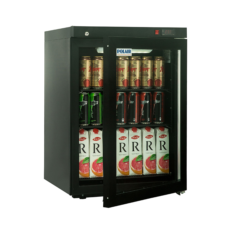 картинка Шкаф холодильный Polair DM102-Bravo чёрный с замком