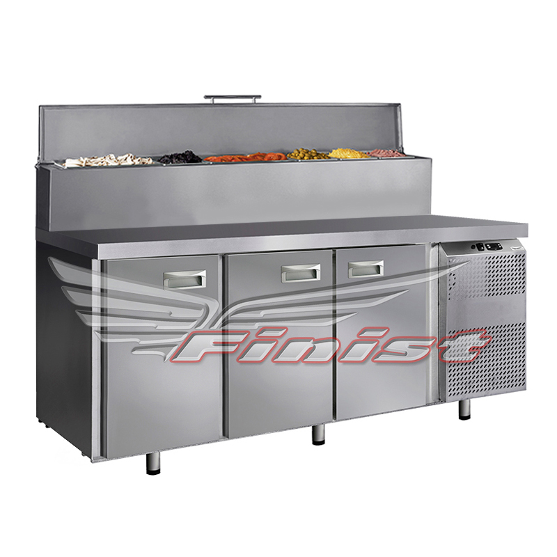 Стол холодильный для пиццы Finist СХСпц-700-3 1810х700х850 мм