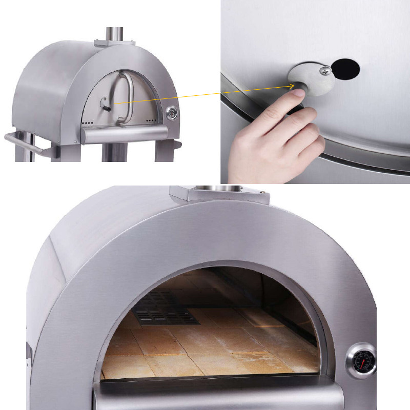 картинка Печь для пиццы GASTROMIX дровяная HPO01S-1