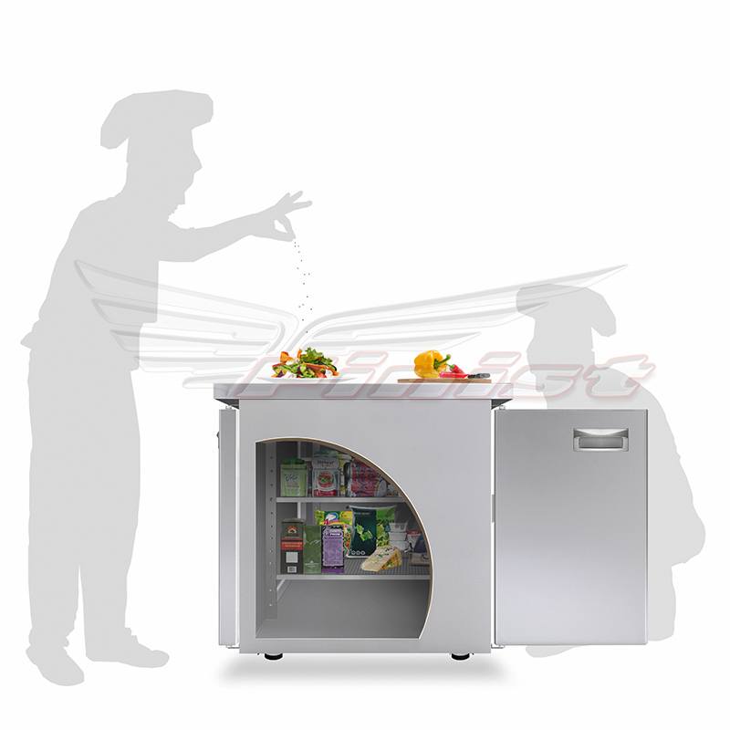 картинка Стол холодильный Finist СХСскв-700-8 сквозной 2300x700x850 мм