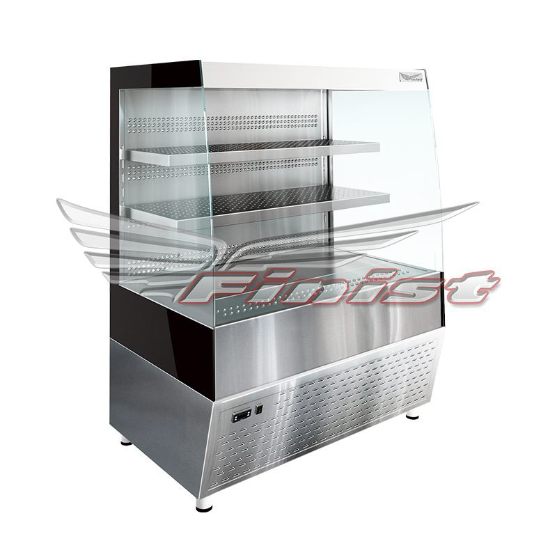 картинка Напольная холодильная витрина-горка FINIST ELEGY INOX Ei2/740 нержавеющая сталь