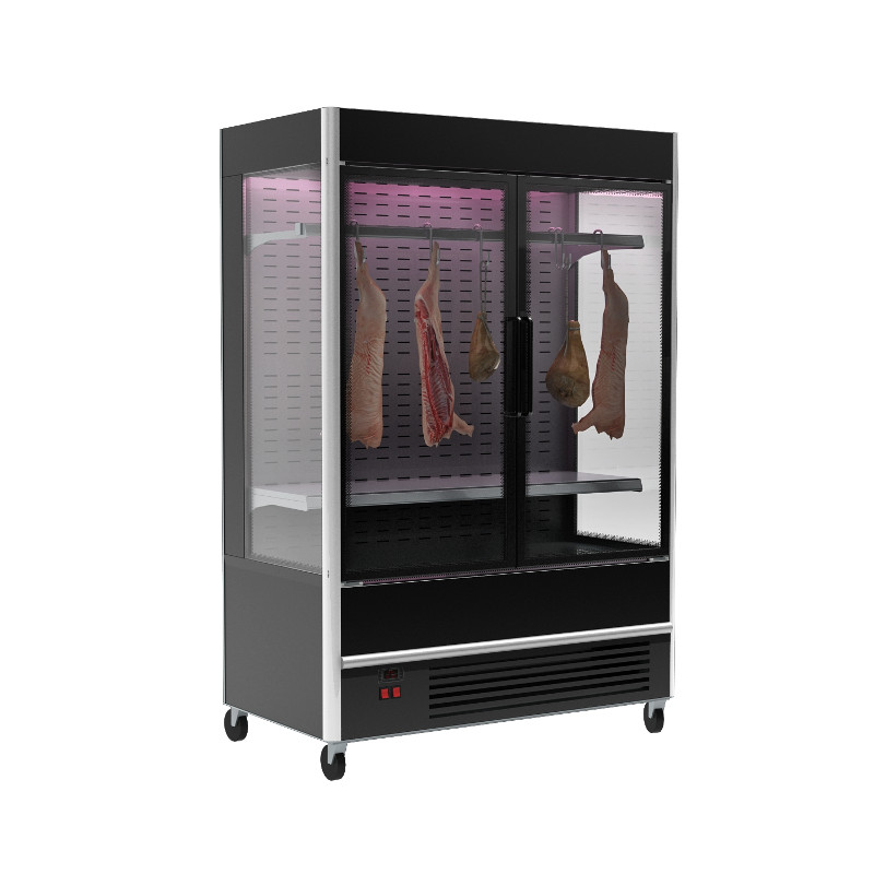 Витрина холодильная Carboma FC 20-08 VV 1,3-3 X7 9005 для демонстрации мяса