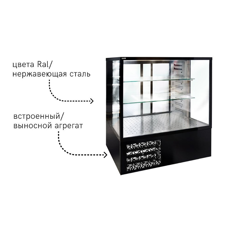 картинка Напольная холодильная кондитерская витрина FINIST LARA L-2