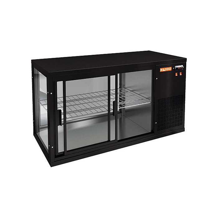 картинка Настольная холодильная витрина HICOLD VRL 900 R Bronze / Beige / Brown / Black