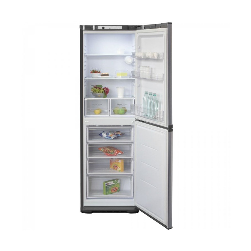 Холодильник-морозильник Бирюса I631 нержавеющая сталь