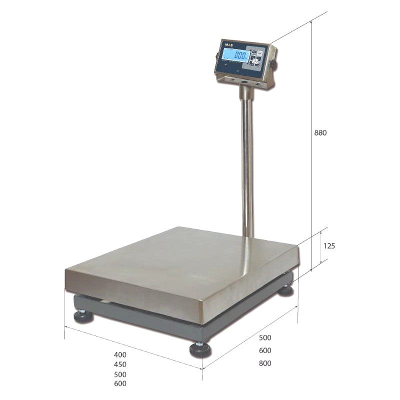 картинка Весы электронные напольные MAS PM1H-500-6080