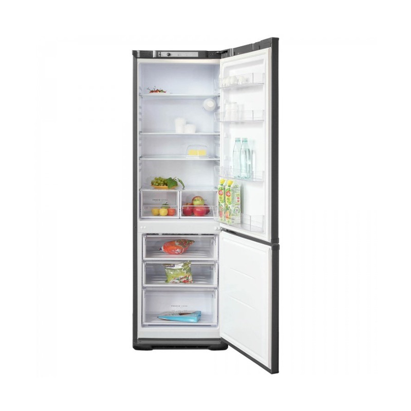 Холодильник-морозильник Бирюса W627 графитовый