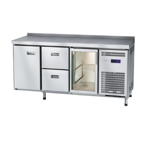 Стол холодильный Abat СХН-60-02 (дверь, ящики 1/2, дверь-стекло)