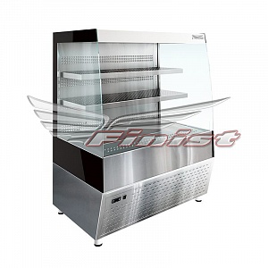 картинка Напольная холодильная витрина-горка FINIST ELEGY INOX Ei2/1250 нержавеющая сталь