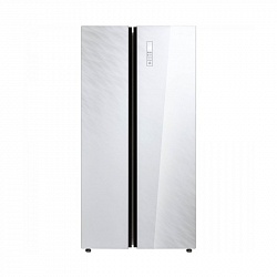 картинка Холодильник Side-by-side Бирюса SBS 587 WG белое стекло