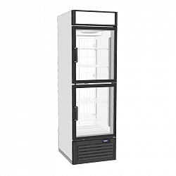 картинка Шкаф холодильный МХМ Капри 0,5Н(СК) дверь стеклянная сверху, стеклянная снизу