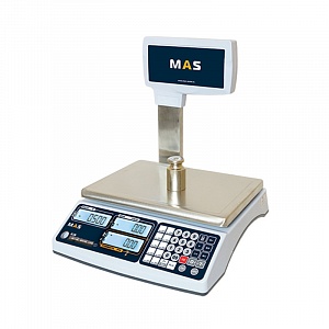 картинка Весы электронные торговые со стойкой MAS MR1-06P