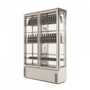 картинка Шкаф винный DECANTER EMAINOX 2 двери без полок полированная сталь